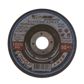 Šlifavimo diskas, 125x6x22,23 mm