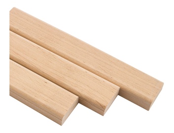 PIRTS DĒLIS 25X85X1000 mm MELNALKSNIS
