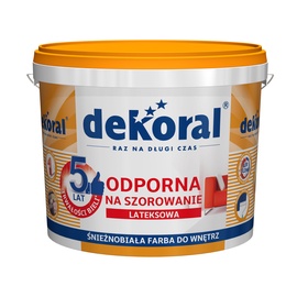 Seinavärv Dekoral Akrylit W, 5L, valge