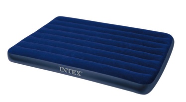 Pripučiamasis aksominis čiužinys Intex Full Classic Downy, 191 x 137 x 22 cm