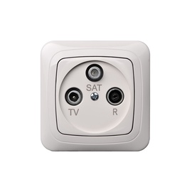 Antennipesa Ligerus Alfa TV+R+SAT valge
