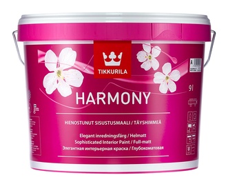 Seinavärv Tikkurila Harmony, sametmatt, valge (A) 9L