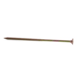 Geltonai cinkuotas medsraigtis, 5,0 x 120/72 mm