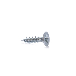 Baltai cinkuotas medsraigtis, 2,5x10 mm