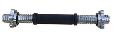Hanteļu stienis ar fiksatoriem 35 cm