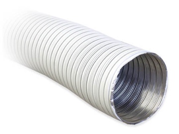 Lõõtstoru Orolux, 125 mm, 3 m, valge
