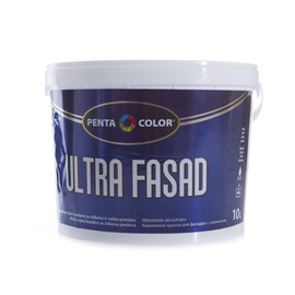 KRĀSA DISPERSIJAS ULTRA FASAD BALTA 10L (PENTACOLOR)