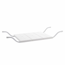 Universali plastikinė vonios sėdynė Oranika, balta, tinka 65-70 cm vonioms