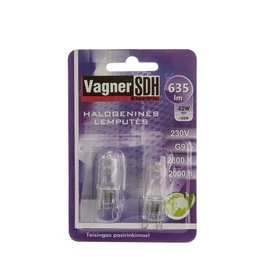 Halogeenlamp Vagner SDH 42W, G9 2tk