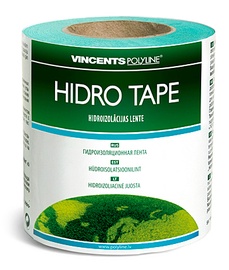 Hidroizoliacinė juosta Vincents Hidrotape, 100 mm, 25 m