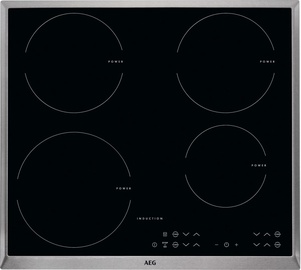 Iebūvējamā indukcijas plīts virsma AEG HK634200XB 57,6x51,6x5,5cm, 7400W