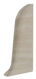 Põrandaliistu ots P60-A 247, 2 tk, 0,058x0,026x0,014 m, PVC, parem
