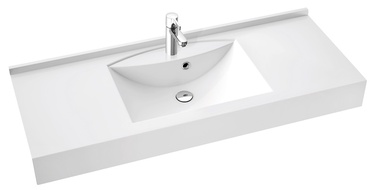 Izlietne Marmorin Larissa 120x48x15cm, balta