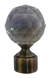 Kardinapuu otsanupp, 19 mm, Crystal antiik