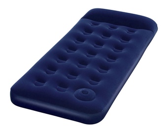 Pripučiamasis aksominis čiužinys Bestway Single Blue, 183 x 76 x 22 cm