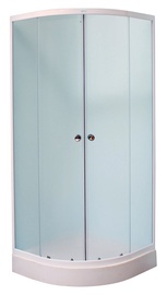 Dušas kabīne Thema Lux TR-118A, 80x80x195 cm, ar paliktni