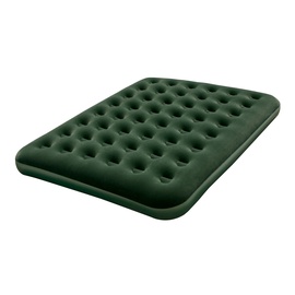 Pripučiamasis aksominis čiužinys Bestway Queen Green, 203 x 152 x 22 cm