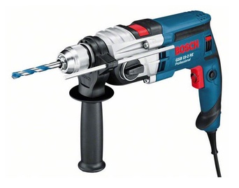 Smūginis gręžtuvas Bosch GSB19-2RE 060117B501, su priedais