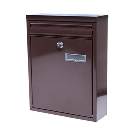 Postkast TX0023 250x320x80mm, pruun
