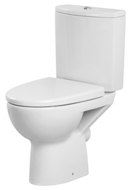 Unitazas Cersanit Parva 011, 3/6L, su Soft close dangčiu, horizontalus vandens nubėgimas