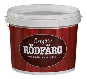 Punamuldvärv Ostgota Rodfarg, 10 l