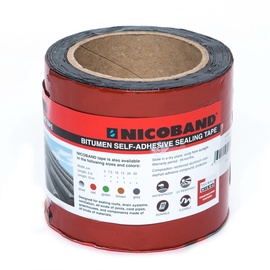 BITUUMENLINT NICOBAND 3MX10CM PUNANE