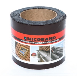 Bituumenlint Nicoband 3 mx10 cm, pruun