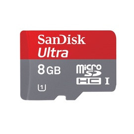 KARTE ATMIŅAS SANDISK 8GBCL10 MICROSDHC
