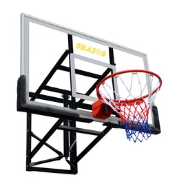 Basketbola grozs ar piestiprināmu vairogu, 142 x 84 cm