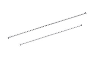 Vonios užuolaidų karnizas Gedy 92752113, 75–215 cm, chrominis