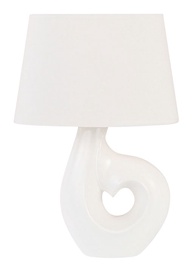 Galda lampa D3266 40W E27, balta