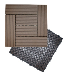 TERRASSIPLAAT 22X300X300 PRUUN