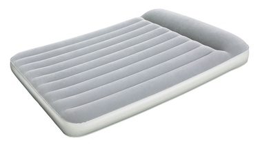 Pripučiamas aksominis čiužinys Bestway Queen Flocked Aerolax su pompa, 203 x 152 x 30 cm