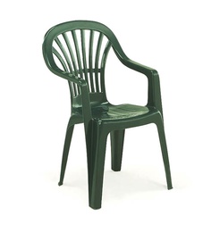KRĒSLS ĀRA PLASTM.55X56X89 ZAĻŠ