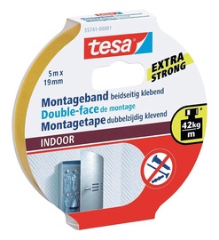 Kinnitusteip sisetöödeks Tesa Powerbond Indoor 5m x 19mm