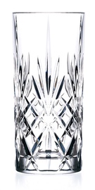 Krištolinių stiklinių komplektas RCR Melodia, 6 vnt, 360 ml