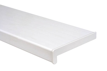 Aknalaud PVC, 200 x 1600 mm, valge + otsad
