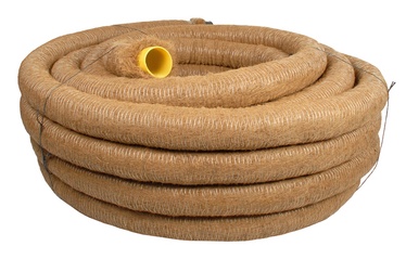 Drenažinis vamzdis Frankische D50/44 mm, su kokoso plaušų filtru