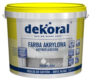 KRĀSA POLINAK PLUS BALTA MATĒTA 10 l (DEKORAL)