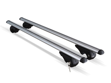 Automašīnas jumta bagāžnieka šķērsstienis Menabo XL 1360 mm, sudrabots