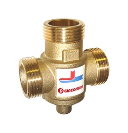 Termostatinis vožtuvas „Giacomini“ R157A, D25, trijų eigų, 60C, KVS3,2