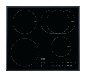 Iebūvējamā indukcijas plīts virsma AEG HK6542H1FB 59x52x5,5cm, 7400W
