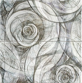 Flīzes sienai Rodano Verde 2D 25x50cm 6 gab.