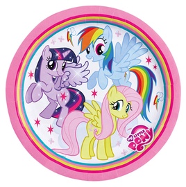GIMTADIENIO LĖKŠTĖS (MLP 998465; 8 vnt.; 23 cm) (MY LITTLE PONY)