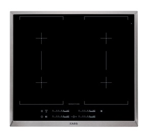 Iebūvējamā indukcijas plīts virsma AEG HK654400XB 7400W, 57,6x51,6x5,5cm
