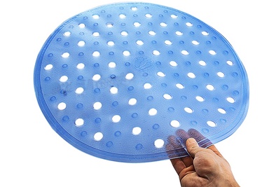 PAKLĀJS VANNAS BEZ PVC 53X53CM ZILS (RIDDER)