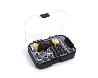 Kruvikeeraja ja otsikute komplekt (SDZ44101 ; 24 tk.) (FORTE TOOLS)