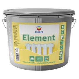 Radiaatorivärv Element, poolmatt, valge (A) 2,7L