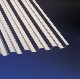 Laineplaat Gutta PVC trapets, 0,9x2 m, pronks