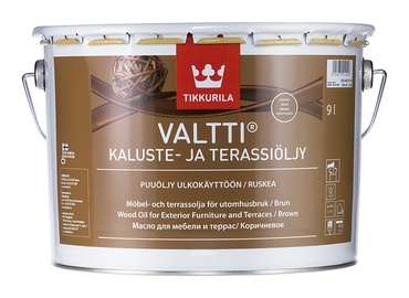 Mööbli- ja terrassiõli Valtti 9,0 L, pruun